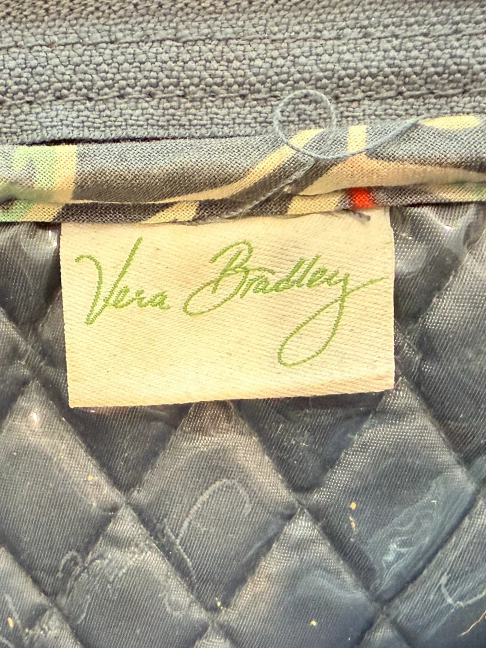 Vera Bradley Floral Hanging Travel Organizer - Navy, Red, Mint